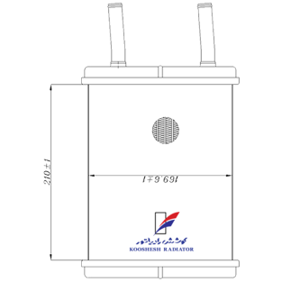 Отопитель Волга 3110, 31029 (18mm)