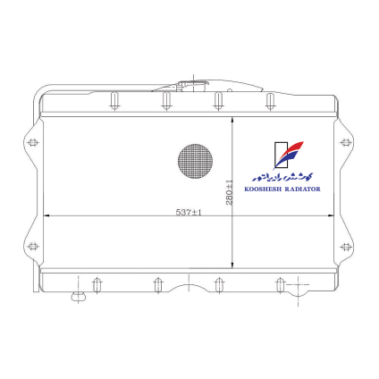 رادیاتور پیكان مسی برنجی